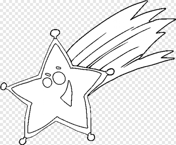 Комета силуэт