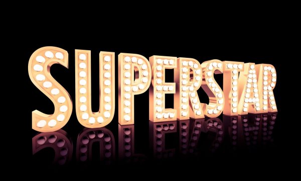 Суперзвезда надпись