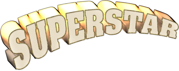 Суперстар надпись