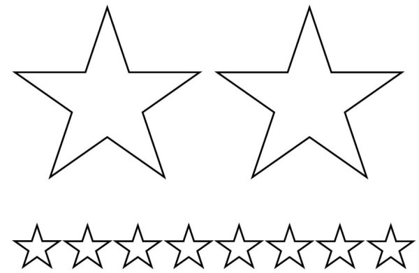 Шестиконечная звезда трафарет