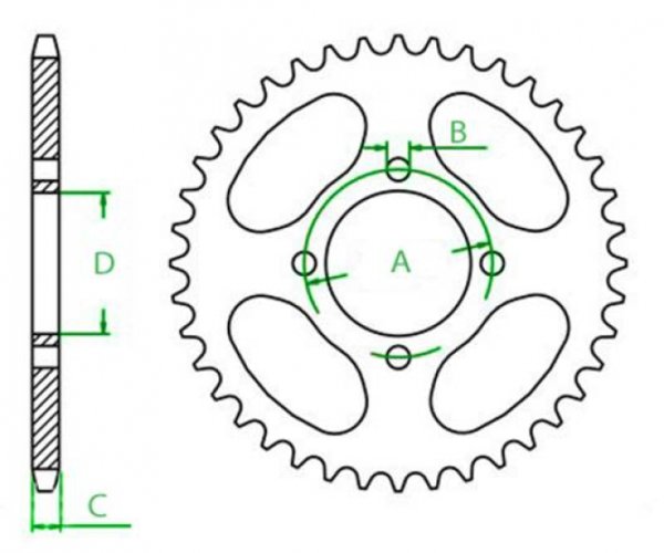 Трафарет звезды
