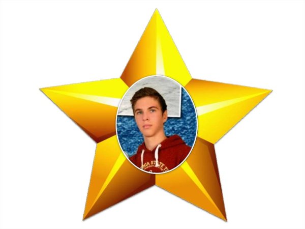 Фоторамка в форме звезды