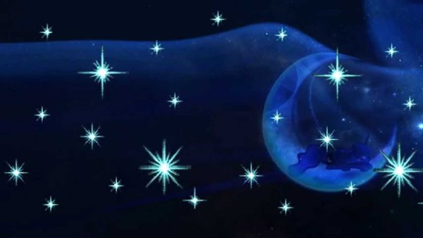 Мигающая звезда на небе