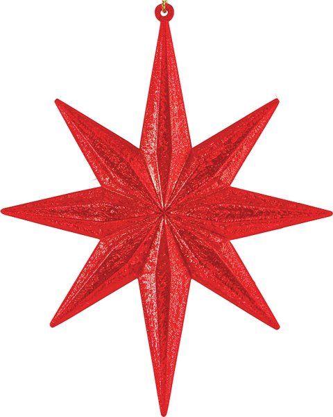 Новогодняя елка с красной звездой