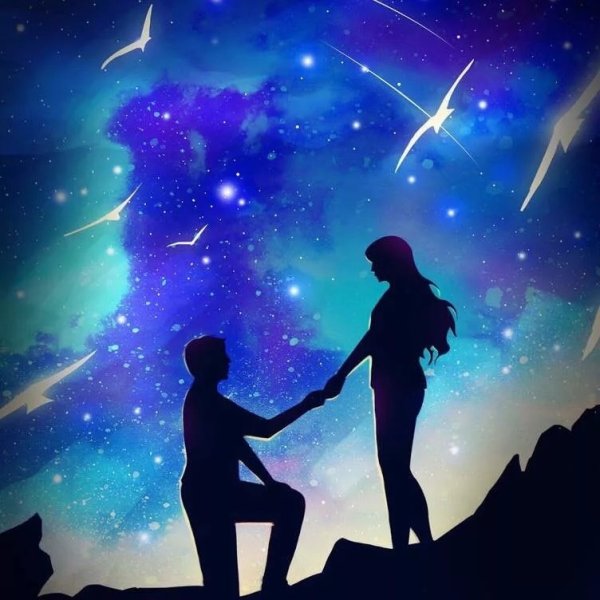 Звезды в виде сердца