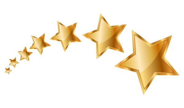 Звезды на прозрачном фоне