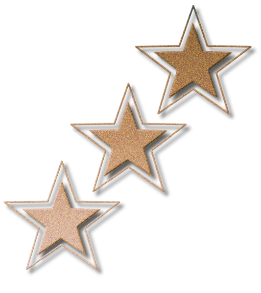 Звездочки на прозрачном фоне