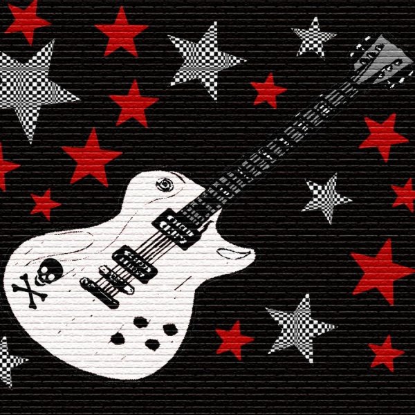 Рок звезда рисунок