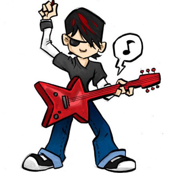 Мультяшные рок музыканты