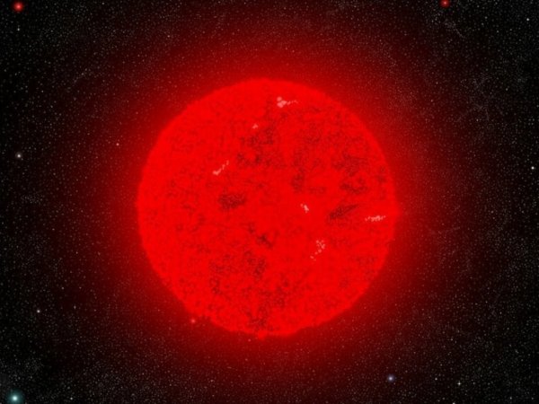Звезда красный сверхгигант астрономия