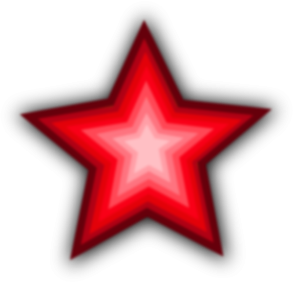 Красная звезда вектор