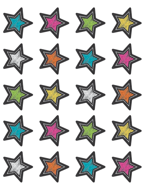 Наклейки звездочки маленькие