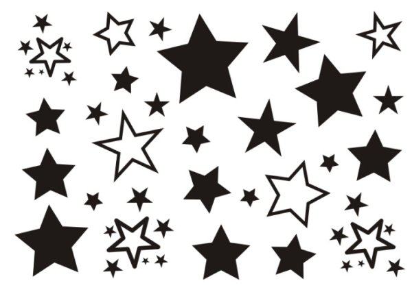 Звездочки для печати