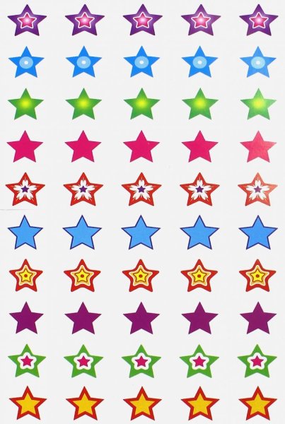Звездочки мультяшные
