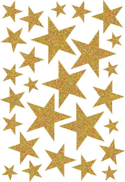 Наклейка - звезды