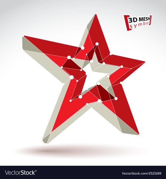 Красная звезда на Красном фоне