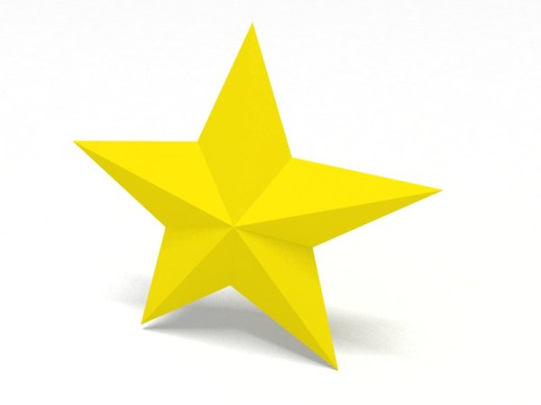 Звездочки желтого цвета