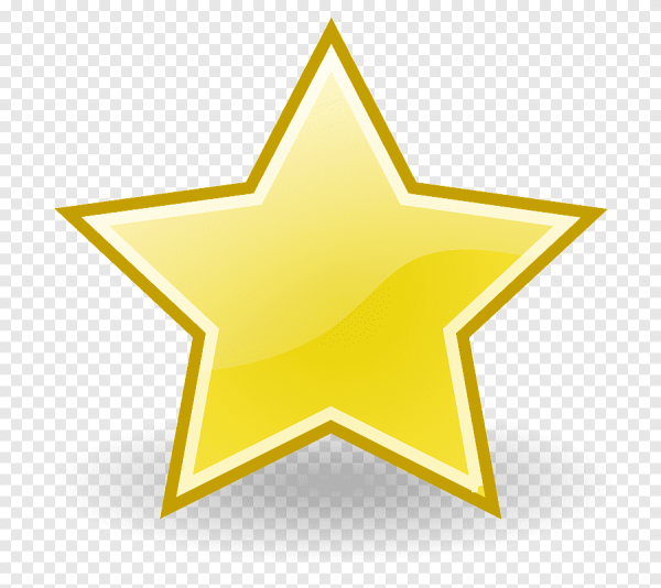 Звезда желтого цвета