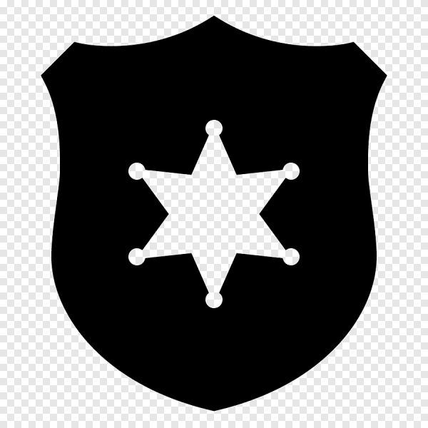 Значок полицейского