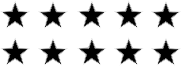 Черные звезды в ряд