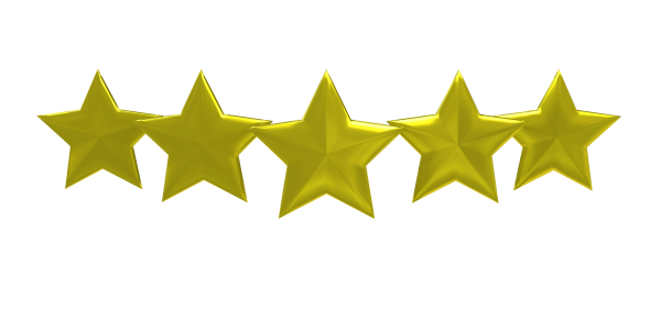 5 Звезд на прозрачном фоне