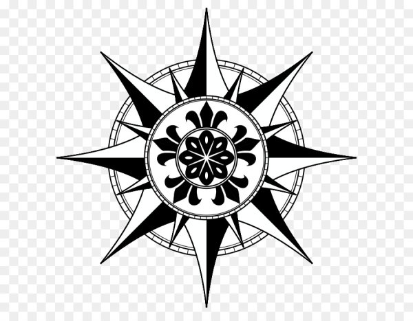 Восьмиконечная звезда компас