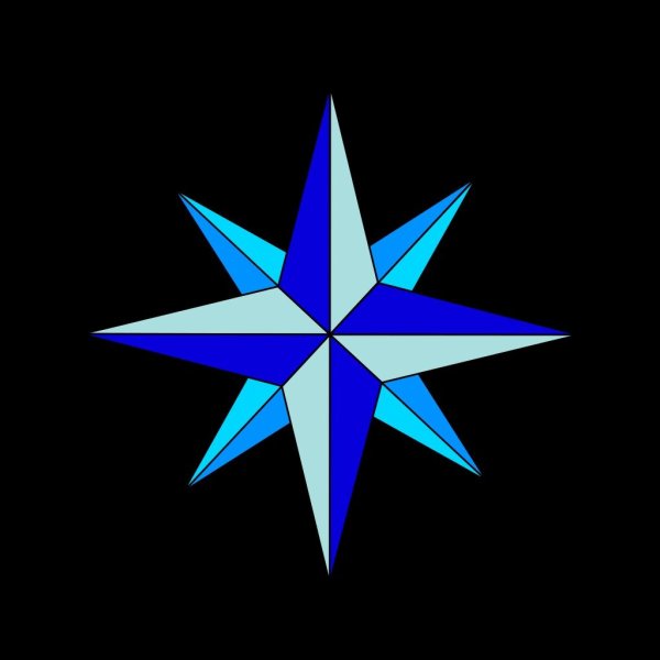 Звезда роза ветров