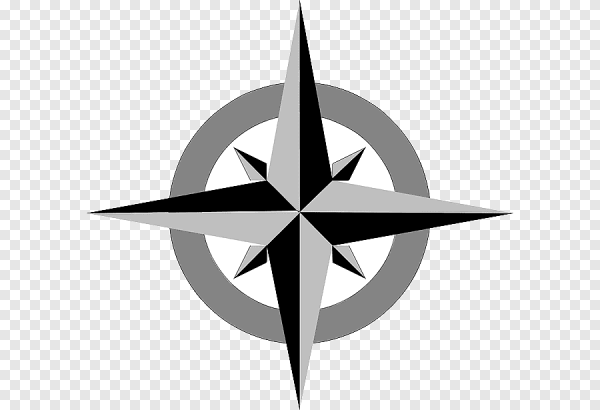 Роза ветров Север Юг