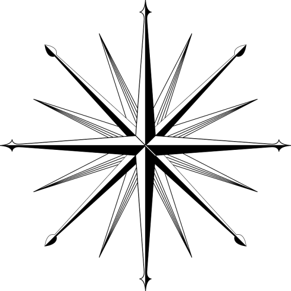 Роза ветров направление сторон света