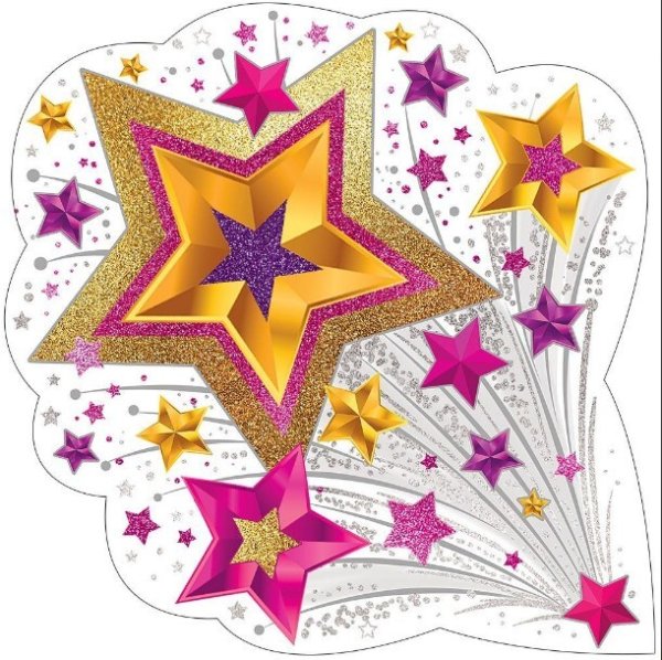 Украшение на скотче звезда