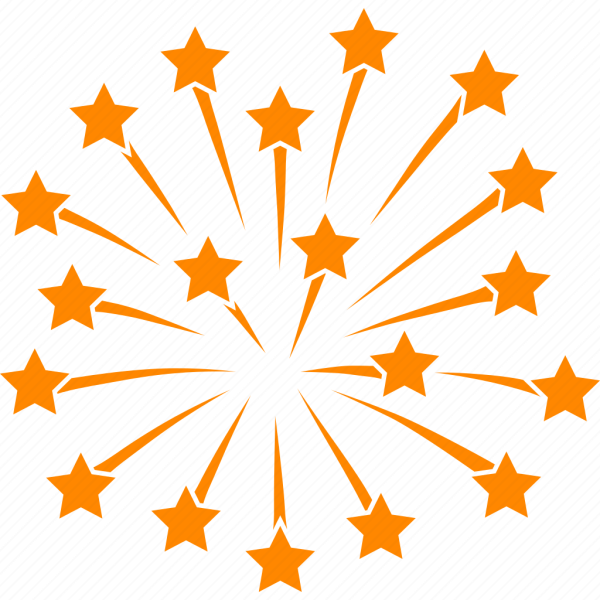 Звезды салют вектор