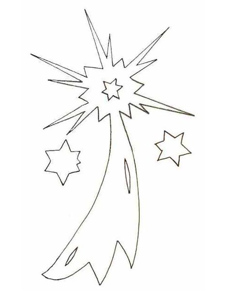 Трафарет салюта для вырезания