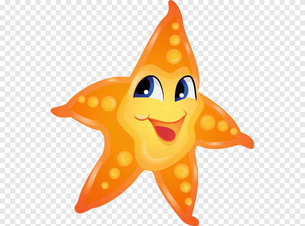 Морские звезды мультяшные