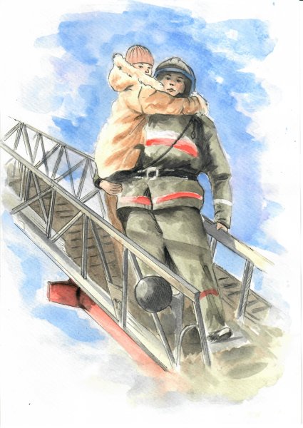 Спасатель картина