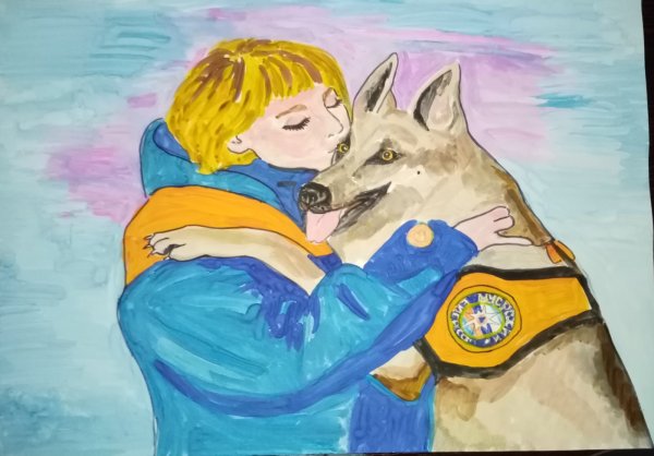 Звезда спасения МЧС цвета