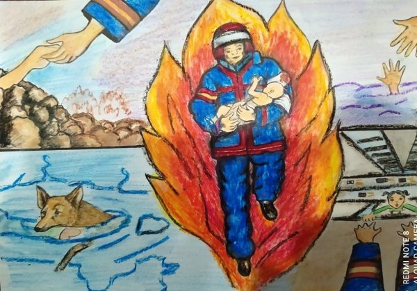 Спасатель картина