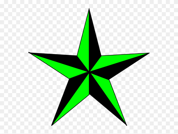 Пять звезд зеленые