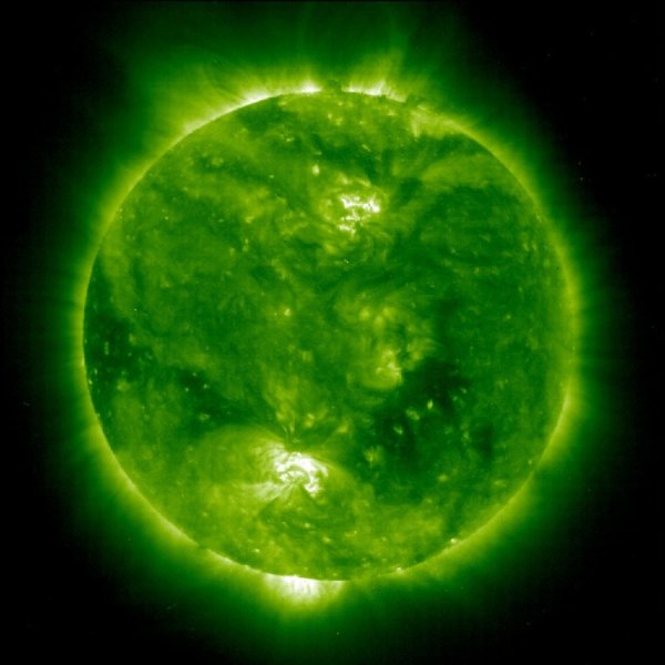 Солнце зеленого цвета