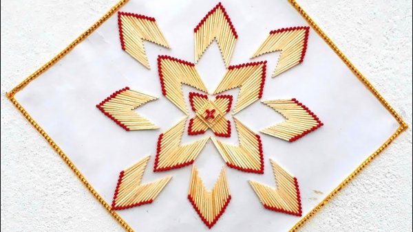 Панно из спичек