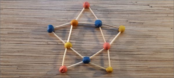 Фигуры из спичек и пластилина