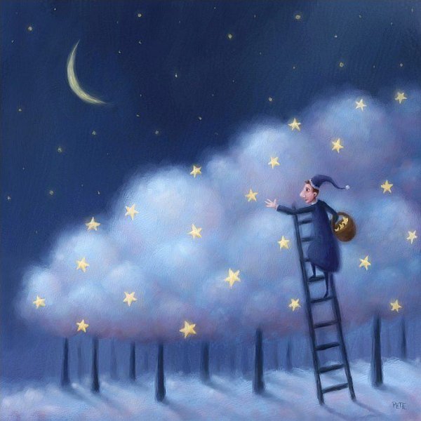 Сказочное ночное небо