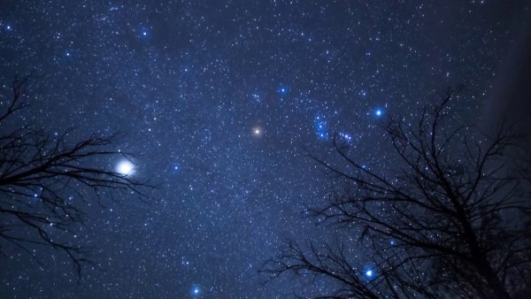 Ночное небо зимой