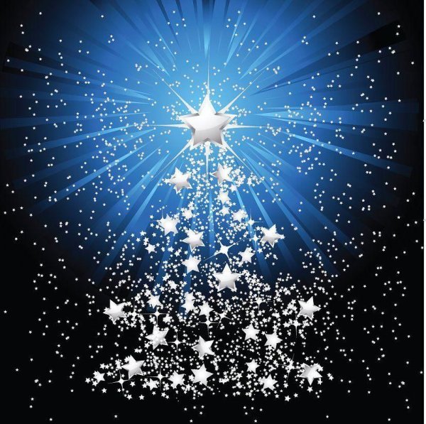 Рождественская елка с Вифлеемской звездой