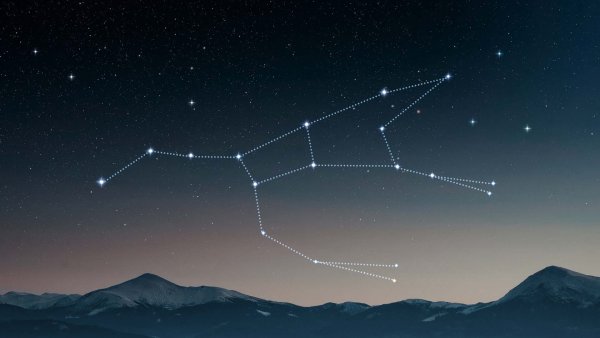 Полярная звезда на ковше медведицы