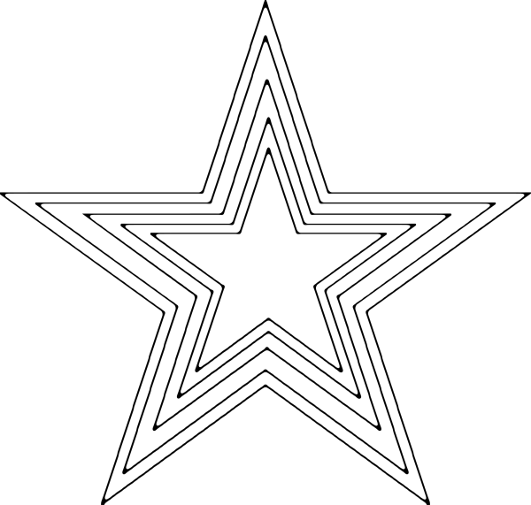 Звезда шаблон