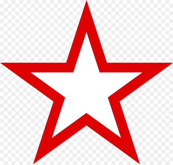 Пятиконечная звезда трафарет на а4