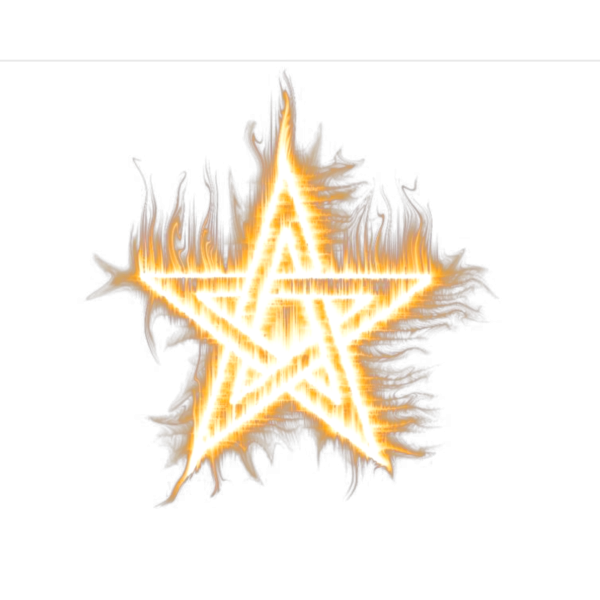 Горящая звезда