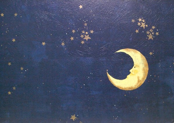 Луна и звезды