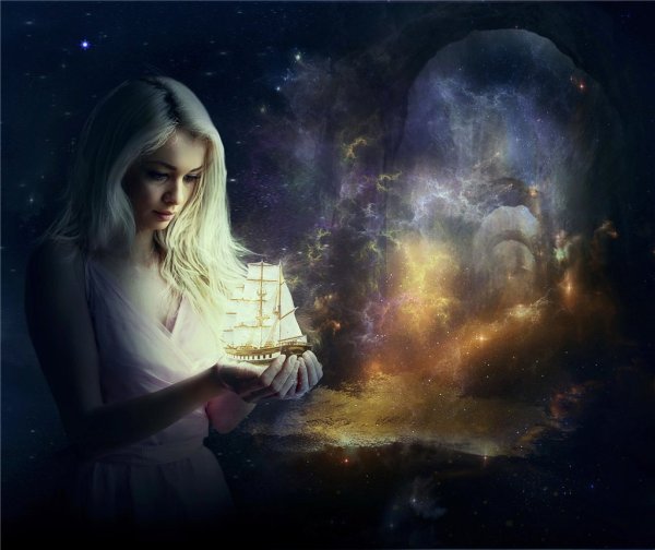 Обои на рабочий стол фэнтези космос