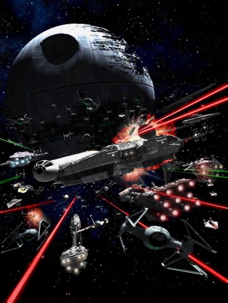 Звезда смерти Звездные войны арт